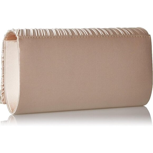 ❤️Chloe Satin Cream Clutch for Women Shoulder Bag - Picture 2 of 6